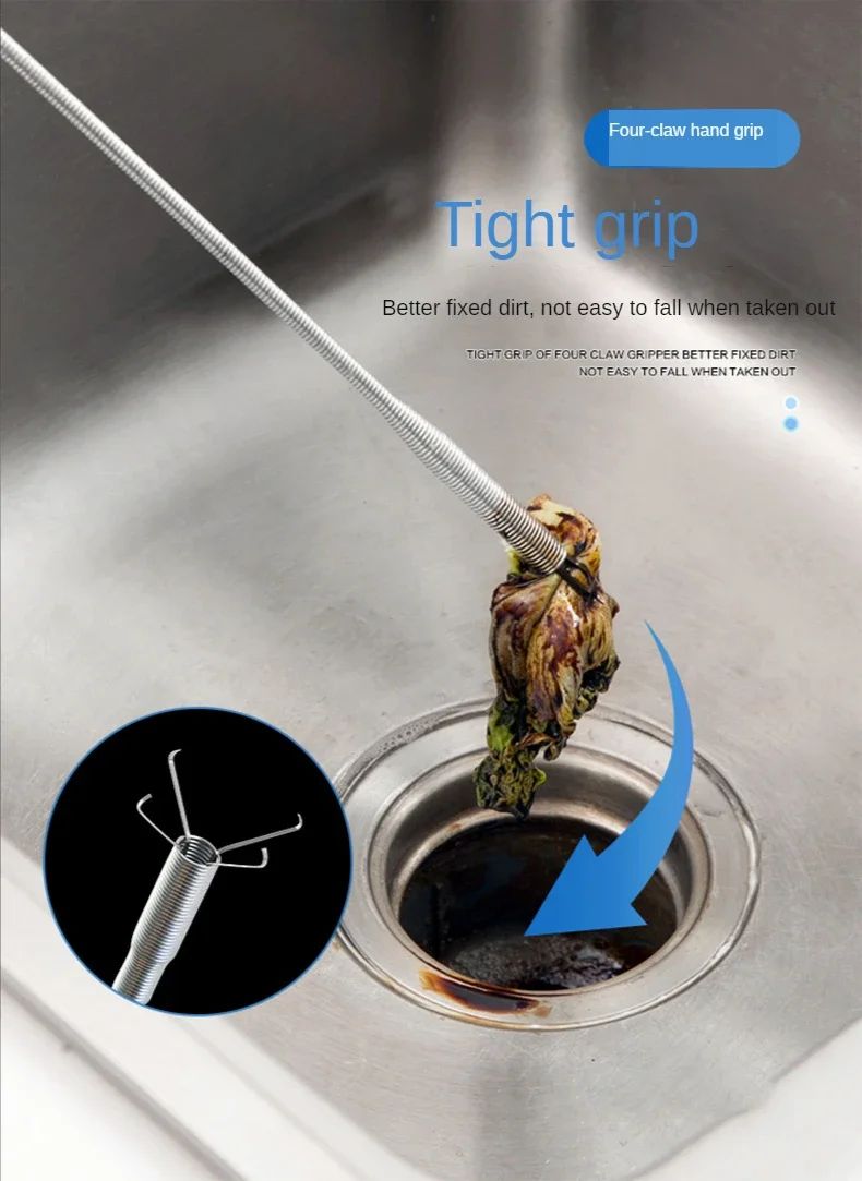 Tubo de limpieza para fregadero de cocina, émbolo y fregaderos, desatascador de